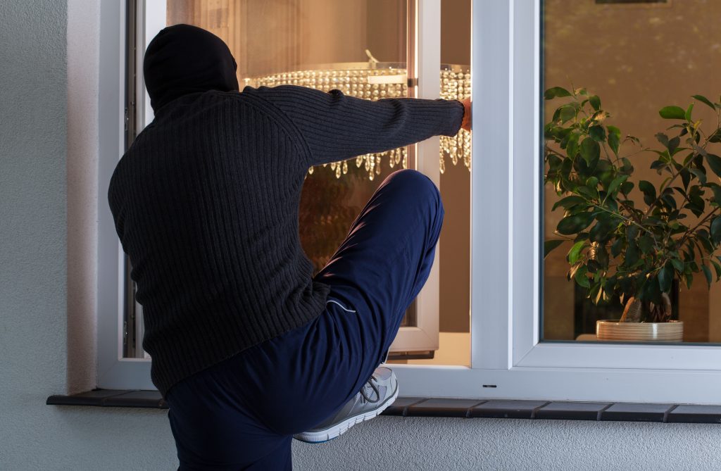 home burglary through window